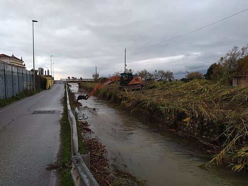 Il canale ripulito