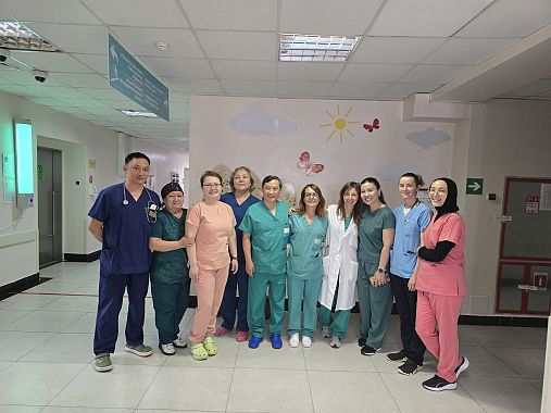 Lo staff in Kazakistan